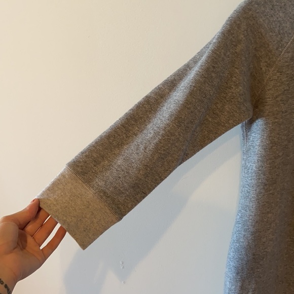 J Crew Cotton Sweatshirt Dress in Vintage Terry - Picture 4 of 6